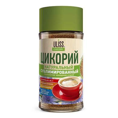 Цикорий ULISS сублимированный 85 г, стеклянная банка (арт. 624757)