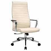 Кресло BRABIX PREMIUM ''Solo EX-730'', алюминий, хром, экокожа, бежевое, 532937 (арт. 532937)