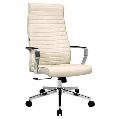 Кресло BRABIX PREMIUM ''Solo EX-730'', алюминий, хром, экокожа, бежевое, 532937 (арт. 532937)
