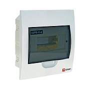 EKF PROxima бокс (корпус) пластик ЩРВ-П-6 встраиваемый с дымчатой дверцей IP40 pb40-v-6 (арт. 460840)