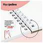Скетчбук 60л., 150*150 MESHU "Neko", на гребне, выб. лак, soft-touch, 120г/м2 (арт. 357279)