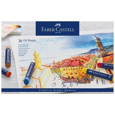 Пастель масляная Faber-Castell "Oil Pastels", 36 цветов, картон. упаковка (арт. 285956)