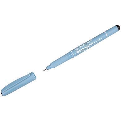 Ручка капиллярная Centropen "Document 2631" черная, 0,3мм (арт. 247020)