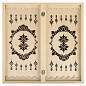 Шахматы, шашки, нарды 3 в 1 деревянные, лакированные, глянцевые, доска 40х40 см, ЗОЛОТАЯ СКАЗКА, 665364 (арт. 665364)