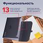 Папка-портфель пластиковая BRAUBERG А4 (327х254х30 мм), 13 отделений, серая, 221438 (арт. 221438)