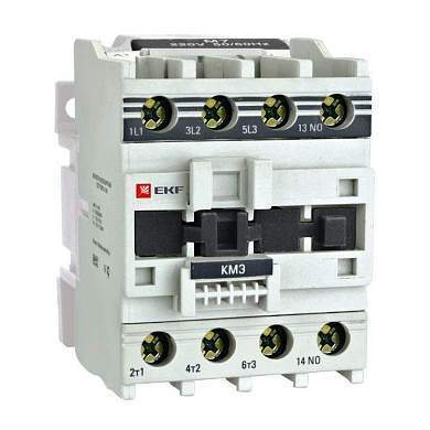EKF PROxima Контактор КМЭ 32А 380В 1NO гарантия 7лет (КМЭ-3210, аналог КМИ-23210) ctr-s-32-380 (арт. 424293)