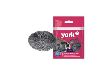 Губка для посуды (мочалка) металл Спираль Мини d=6см, 002020 York (арт. 792119)