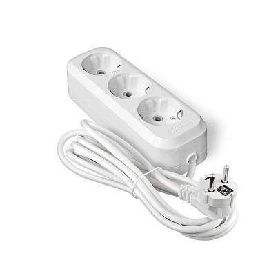 UNIVersal удлинитель ПВС 3х1.5 3 роз. 5м 16А земля ABS(АБС) Абсолют 1723 (арт. 852374)