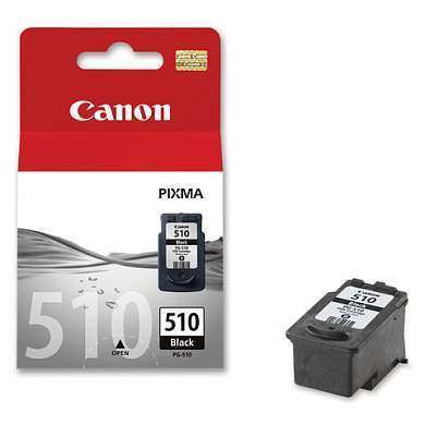 Картридж струйный CANON (PG-510) Pixma MP240/MP260/MP480, черный, оригинальный, ресурс 220 страниц, 2970B007 (арт. 360990)