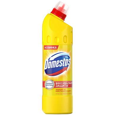 Чистящее средство универсальное Domestos "Лимонная свежесть", гель, 500мл (арт. 267463)