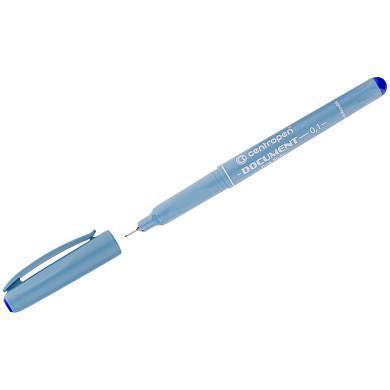 Ручка капиллярная Centropen "Document 2631" синяя, 0,1мм (арт. 214330)