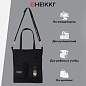 Сумка шоппер HEIKKI EQUIP (ХЕЙКИ), канвас, карманы, 38х35 см, черный, 272441 (арт. 272441)