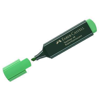 Текстовыделитель Faber-Castell "48" зеленый, 1-5мм (арт. 286178)