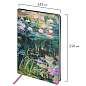 Блокнот А5 (143x210 мм), BRAUBERG VISTA "Claude Monet", под кожу, гибкий, срез фольга, 80 л., 112058 (арт. 112058)