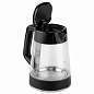 Чайник CENTEK CT-1014, 1,7 л, 2200 Вт, закрытый нагревательный элемент, стекло, черный, CT-1014 Black (арт. 457623)