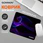 Коврик для мыши SONNEN "NEON WAVE" резина+ткань, 250х200х2мм, 513958 (арт. 513958)