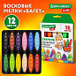 Восковые мелки фигурные BRAUBERG KIDS "Батоны", 12 цветов, 273093 (арт. 273093)
