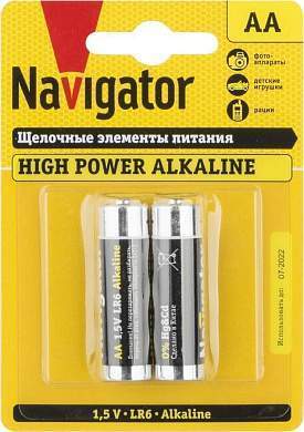 Элемент питания Navigator Новая Энергия LR6/316 BL2 94752 (арт. 165979)