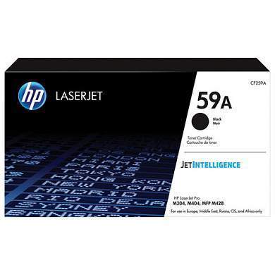 Картридж лазерный HP (CF259A) LaserJet Pro M404n/dn/dw/M428dw/fdn/fdw, №59A, оригинальный, ресурс 3000 страниц (арт. 363293)