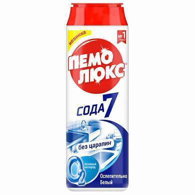 Чистящее средство 480 г, ПЕМОЛЮКС Сода-5/7 Экстра, "Ослепительно Белый", порошок, 2415956 (арт. 601895)