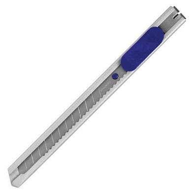 Нож канцелярский 9 мм BRAUBERG "Extra 60" металлический, подвес, 237085 (арт. 237085)