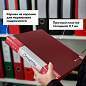 Папка 40 вкладышей BRAUBERG стандарт, красная, 0,7 мм, 221602 (арт. 221602)