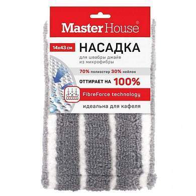 Насадка для швабры из микрофибры с карманами 14*43см, Джайв/МОРМ-3 арт.60308 Master House (арт. 602096)