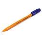 Ручка шариковая STAFF "EVERYDAY BP-247 Orange", СИНЯЯ, шестигранная, корпус оранжевый, линия письма 0,5 мм, 142661 (арт. 142661)