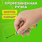 Шило с ушком, общая длина 145 мм, d=3 мм, прорезиненная ручка, STAFF, 238114 (арт. 238114)