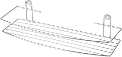 Полка для ванной настенная Lecco 35*13*7,5см, хром. металл, 310850, Рыжий Кот (арт. 799256)