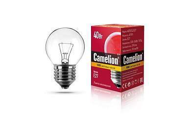 Camelion D E27 40W шар прозрачная 40/D/CL/E27 (арт. 318301)
