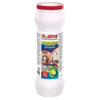 Чистящее средство 400 г, LAIMA PROFESSIONAL Антижир "Лимон", порошок, 604654 (арт. 604654)