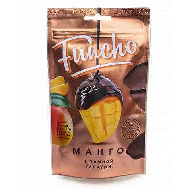 Манго в темной глазури FUNCHO, 100 г, 26612 (арт. 624938)