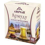 Чай АЗЕРЧАЙ "Армуду" зеленый, 100 пакетиков по 1,6 г, 420537 (арт. 622738)