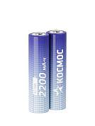 Ак-р Космос 18650 Li-ion 2200mAh 3.7V 2 шт шринк без защиты KOC18650Li-ion22US2 (арт. 837767)