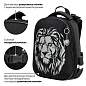 Ранец BRAUBERG SHINY, 2 отделения, с брелком, "Savage lion", светящийся рисунок, 38х28х14 см, 272039 (арт. 272039)