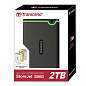 Внешний жесткий диск TRANSCEND StoreJet 25M3S 2TB, 2.5", USB 3.1, серый, TS2TSJ25M3S (арт. 513184)