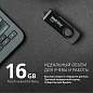 Флеш-диск 16 GB SMARTBUY Twist USB 2.0, черный, SB016GB2TWK (арт. 513907)