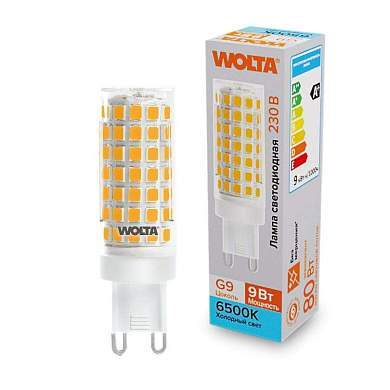 WOLTA лампа св/д JCD G9 220V капсульная 9W(800lm) 6500K 6K керамика WSTD-JCD-9W6KG9-С (арт. 887544)