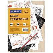 Бумага копировальная OfficeSpace, А4, 100л., черная (арт. 175035)