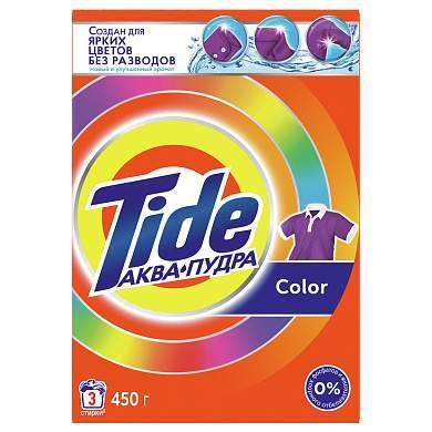 Порошок для машинной стирки Tide "Color", 450г (арт. 225368)