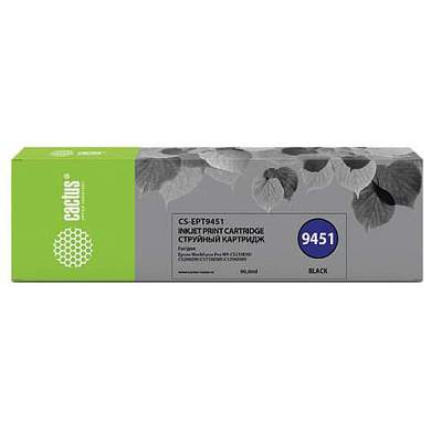 Картридж струйный CACTUS (CS-EPT9451) для Epson WF-C5290DW/C5790DW, черный (арт. 363367)