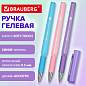 Ручка гелевая с грипом BRAUBERG "VIVID PASTEL", СИНЯЯ, корпус ассорти, игольчатый узел 0,5 мм, линия письма 0,35 мм, 144539 (арт. 144539)