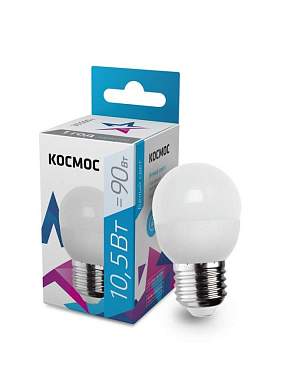 Космос шар  E27 10,5W (10W) (860lm) 4500K 4K матов. 82x45 LkeLED10.5wGL45E2745 (арт. 676881)