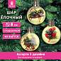 Шары ёлочные 8 см, "Charming Winter", пластик, АССОРТИ 3 дизайна, с подсветкой, ЗОЛОТАЯ СКАЗКА, 592478 (арт. 592478)