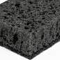 Губки для посуды SQUARE BLACK 98х66х30 мм, КОМПЛЕКТ 10 шт., КРУПНОПОРИСТЫЙ поролон/абразив LAIMA, 608648 (арт. 608648)