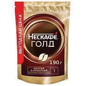 Кофе молотый в растворимом NESCAFE "Gold" 190 г, сублимированный, 12403031 (арт. 622113)