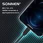 Кабель USB2.0-Lightning, 1 м, SONNEN, медь, для передачи данных и зарядки, черный, 513116 (арт. 513116)