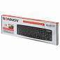 Клавиатура проводная SONNEN KB-8137, USB, 104 клавиши + 9 дополнительных, мультимедийная, черная, 512652 (арт. 512652)