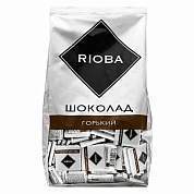 Шоколад порционный RIOBA Горький 72%, 800 г, пакет, 366306 (арт. 622249)